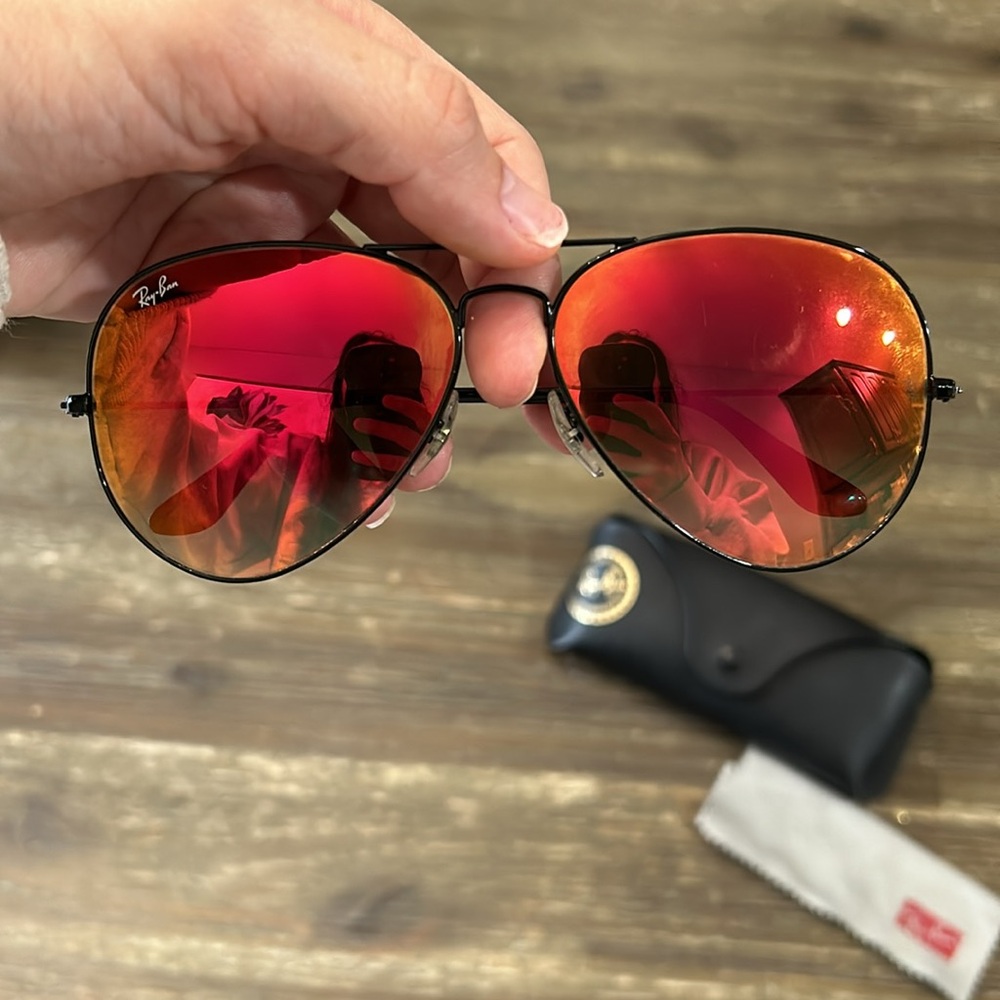 Red/Orange Ray-ban - Picture 2 of 4